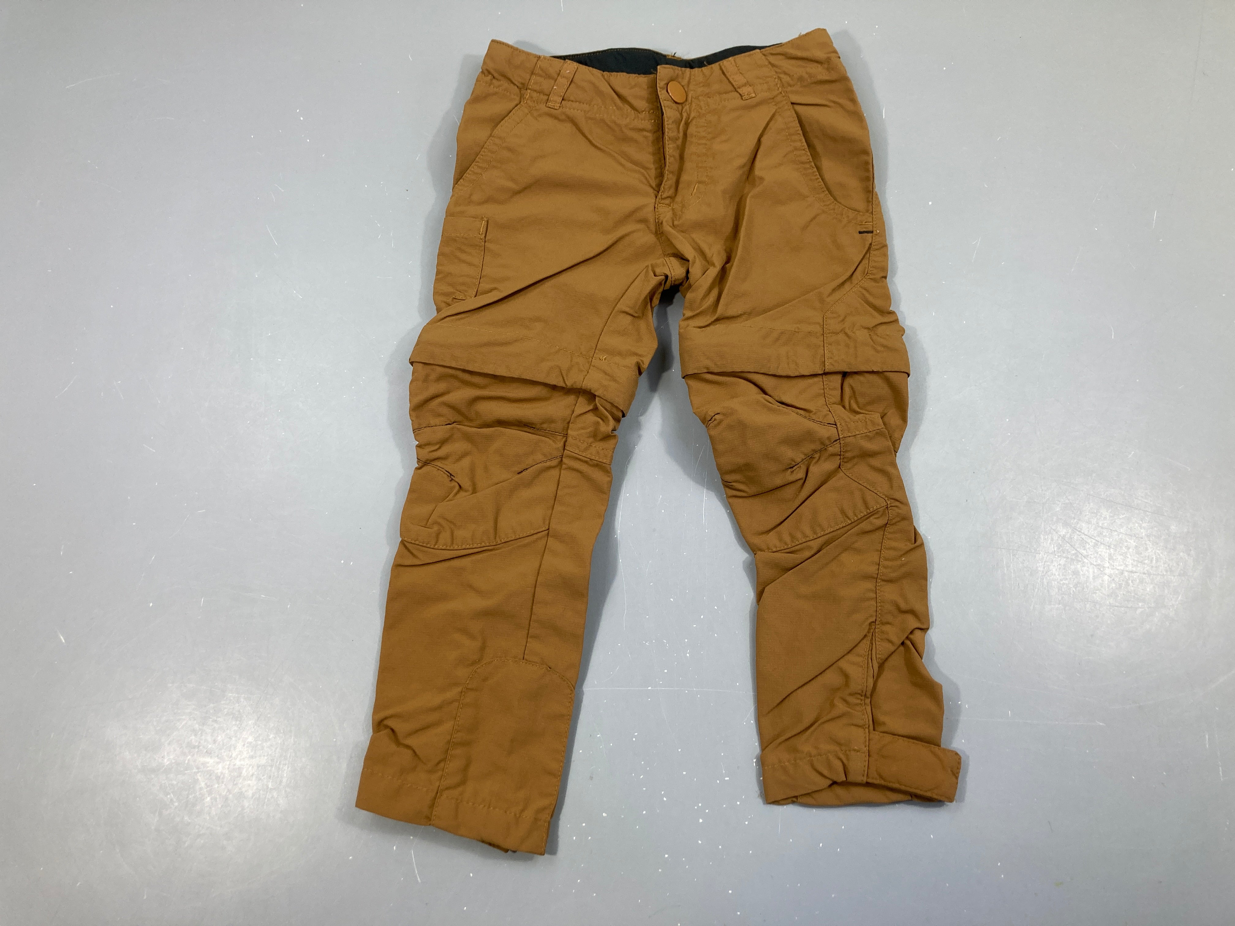 Pantalon randonnée ocre modulable en short