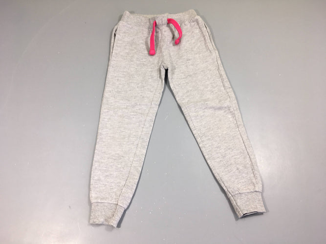 Pantalon de training molleton gris chiné, moins cher chez Petit Kiwi