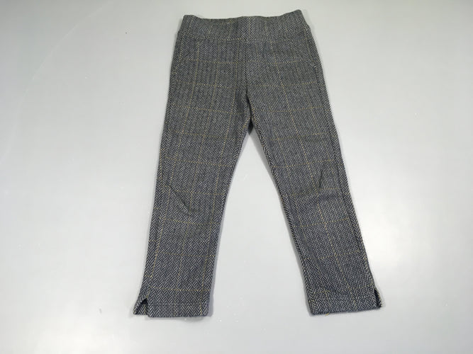 Jegging bleu chevrons, moins cher chez Petit Kiwi