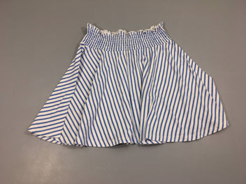 Jupe jersey rayé blanc/bleu s.mocks