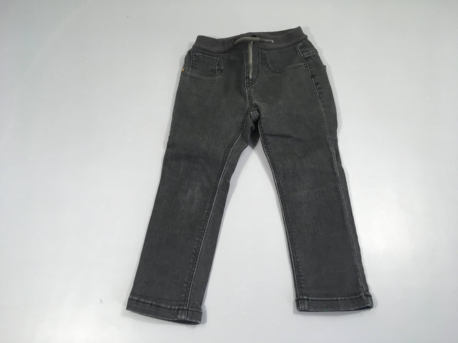 Pantalon denim noir, moins cher chez Petit Kiwi