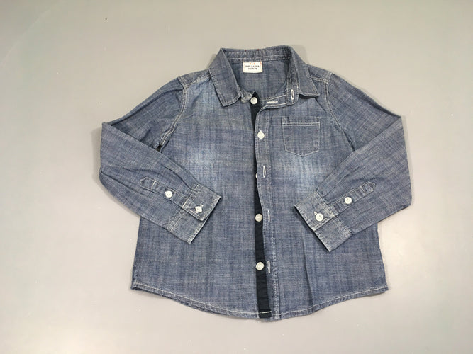 Chemise m.l denim, moins cher chez Petit Kiwi