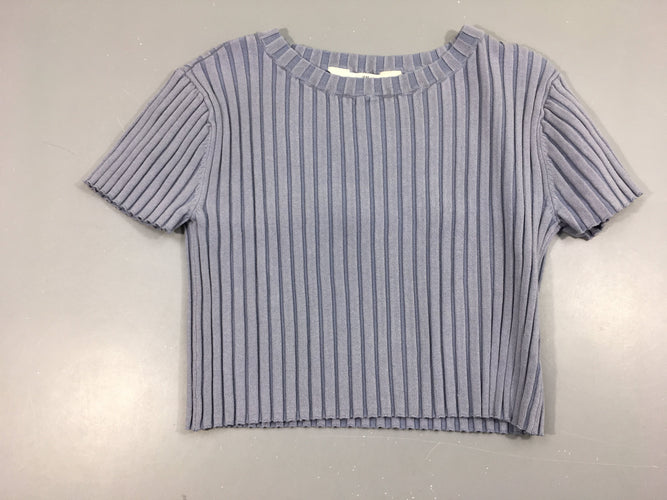 T-shirt m.c côtes bleu, moins cher chez Petit Kiwi