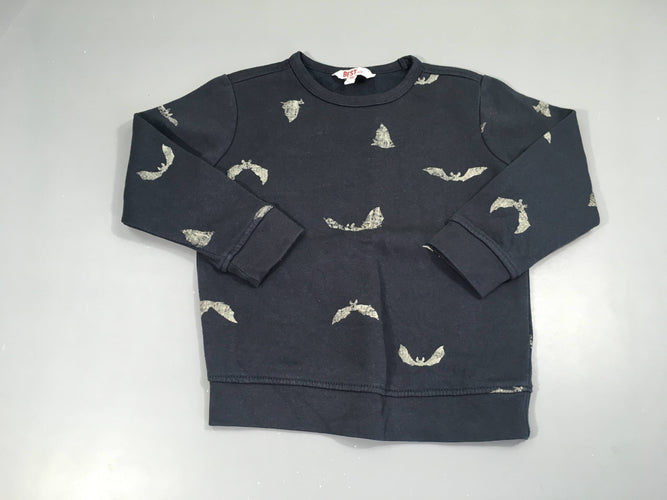 Sweat bleu marine chauve-souris, moins cher chez Petit Kiwi