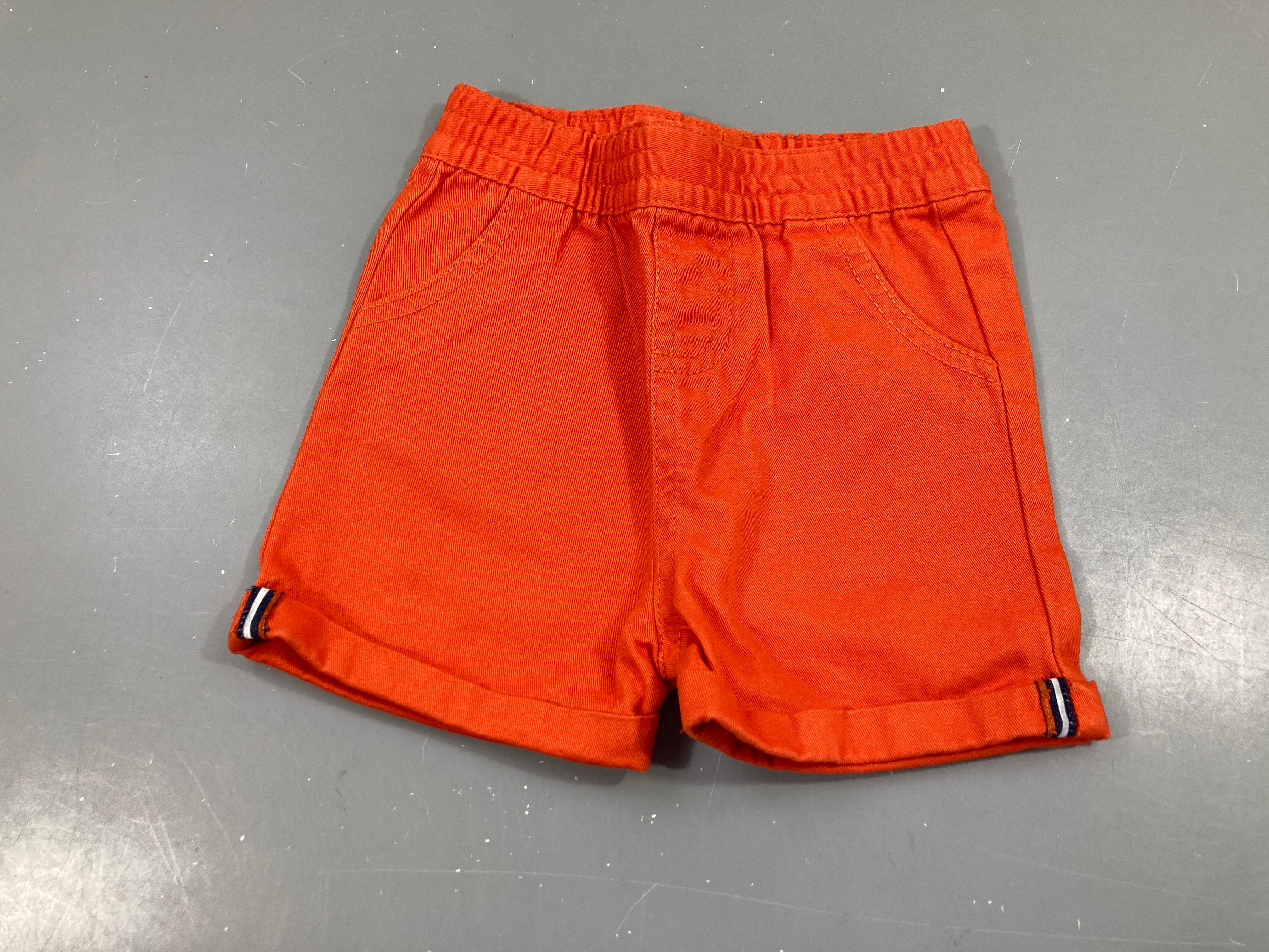 Bermuda orange vif à revers, Lily&Jack