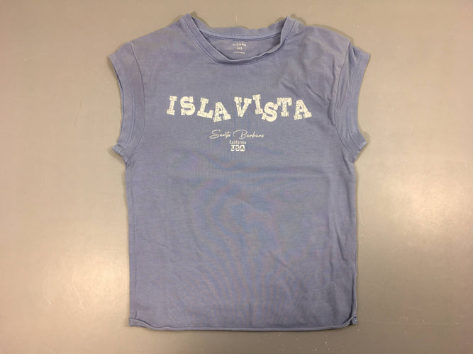 T-shirt m.c lavande Isla, moins cher chez Petit Kiwi