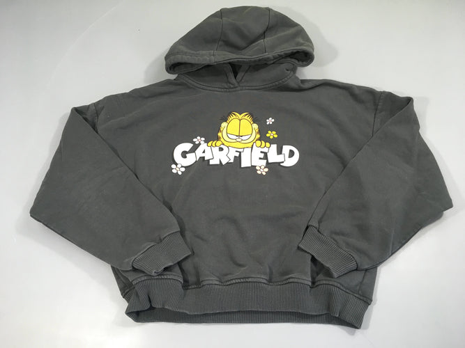 Sweat à capuche gris Garfield, moins cher chez Petit Kiwi