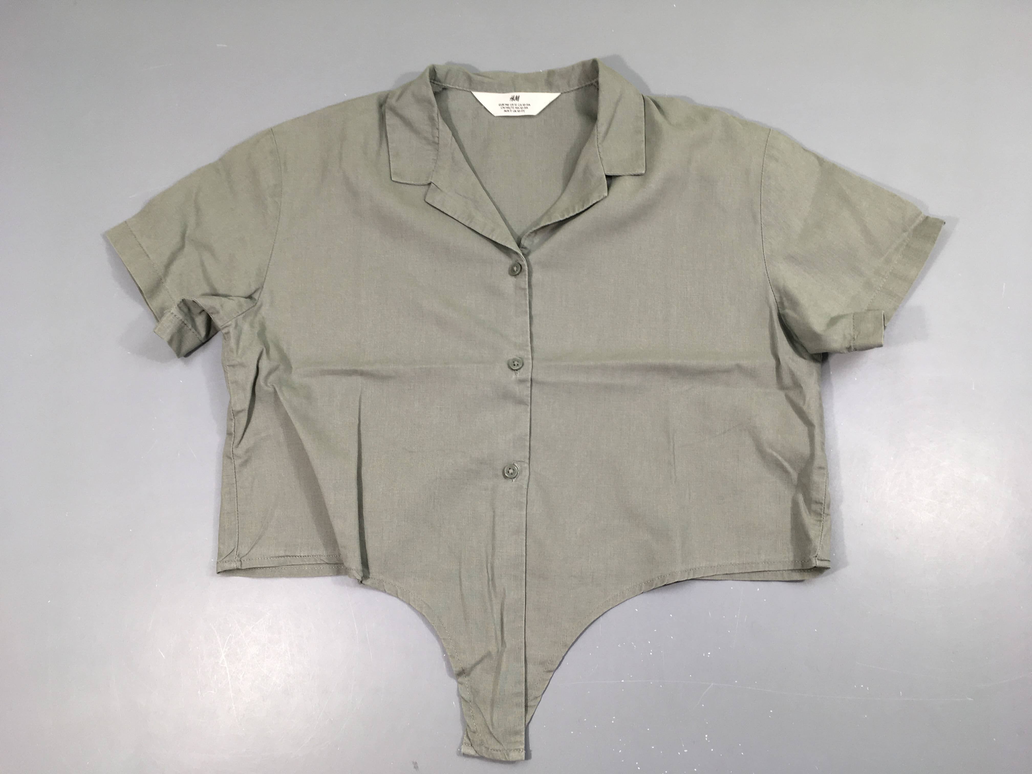 Blouse m.c courte kaki