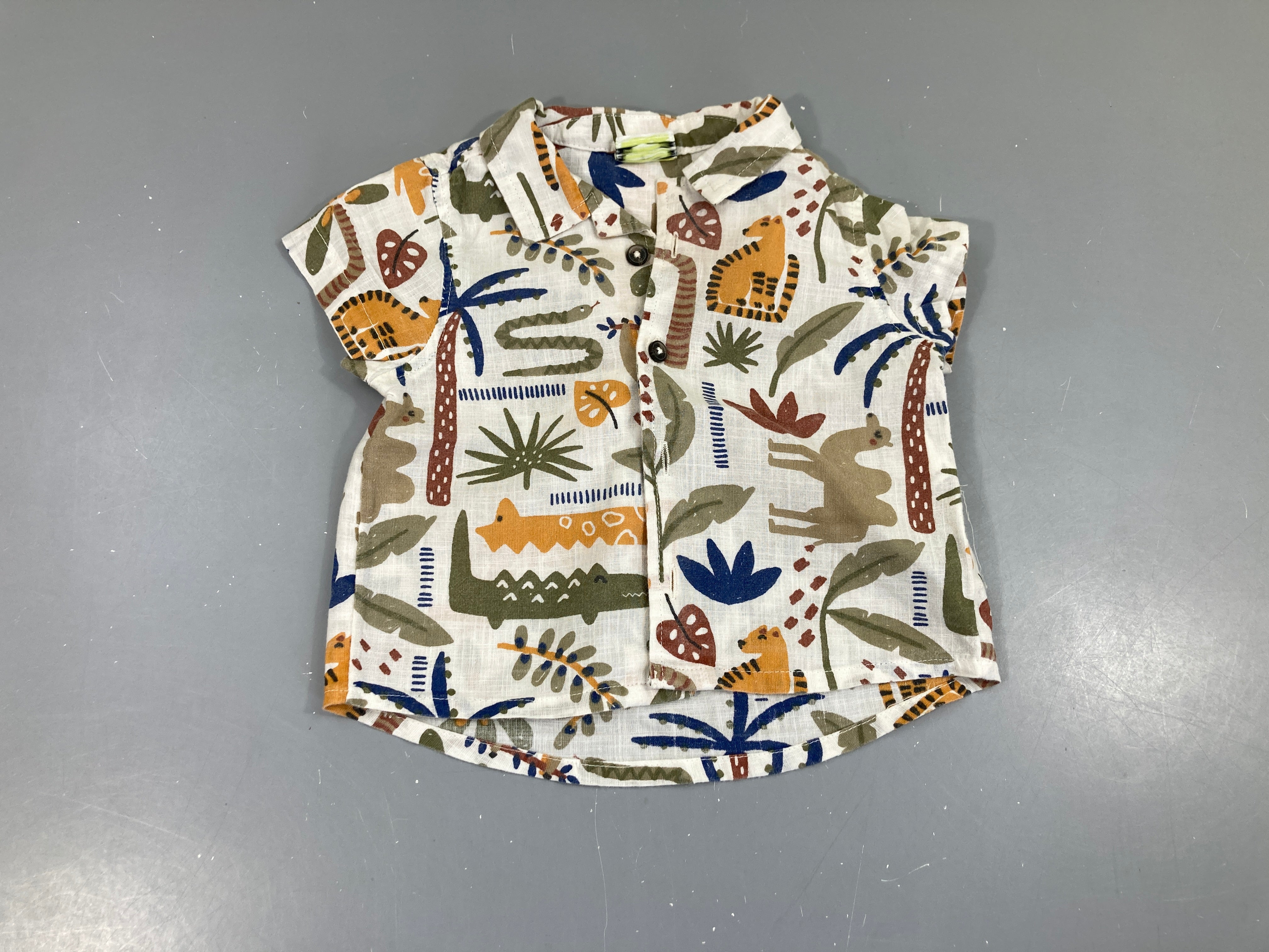 Chemise m.c écrayé jungle