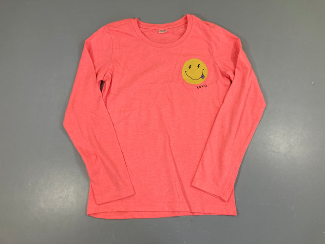 T-shirt m.l rose flash Smiley, moins cher chez Petit Kiwi