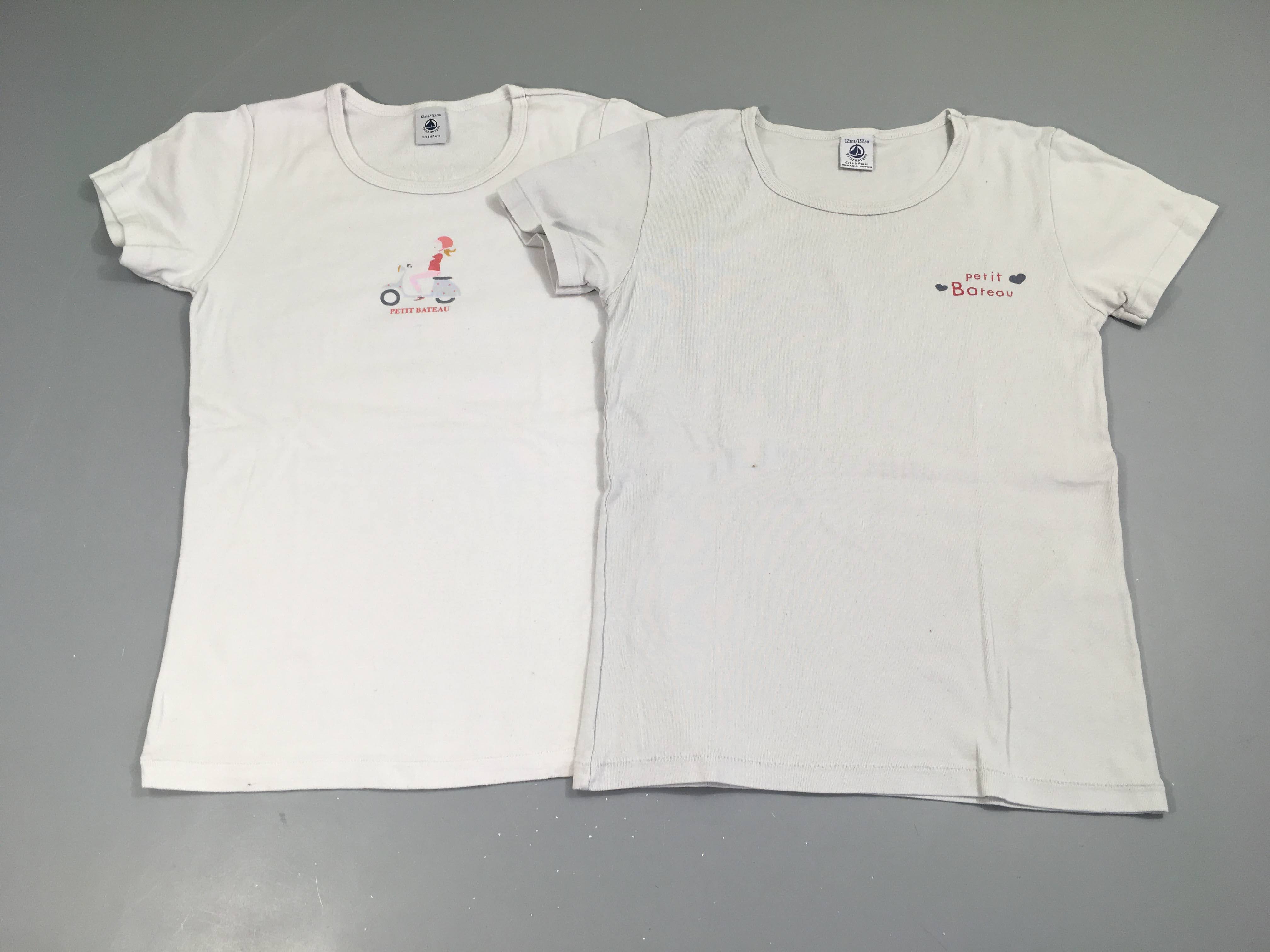 2 Chemisettes m.c bleu clair