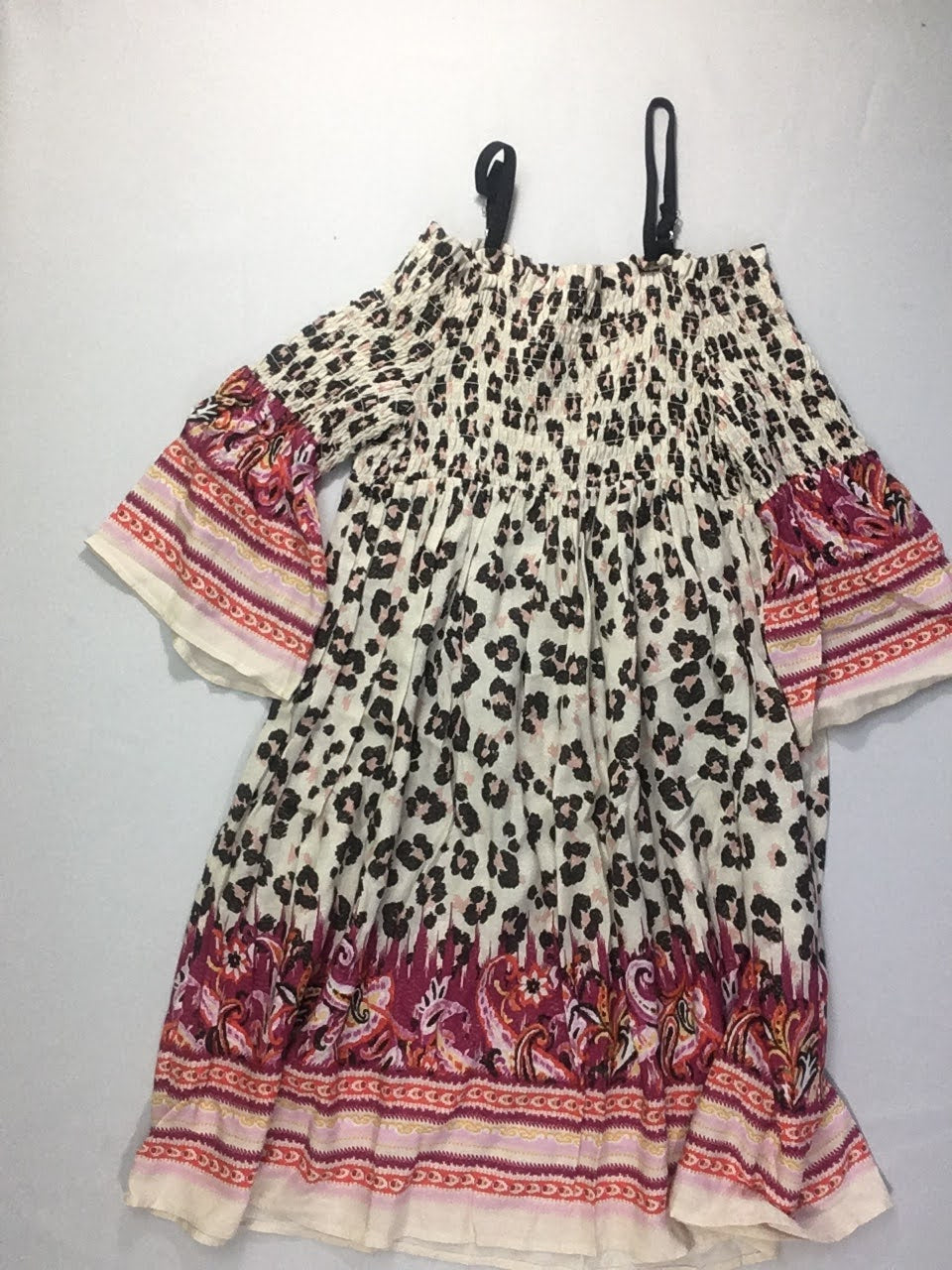 Robe manches 3/4 beige-rose irisé s.moks-Twinset