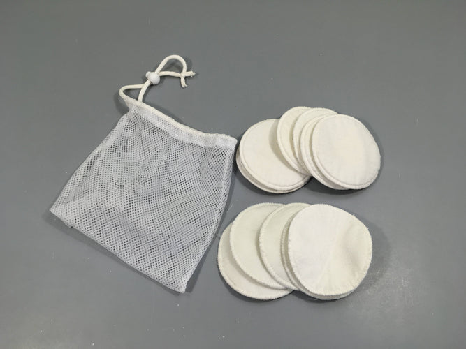 11 coussinets d'allaitement textiles, moins cher chez Petit Kiwi