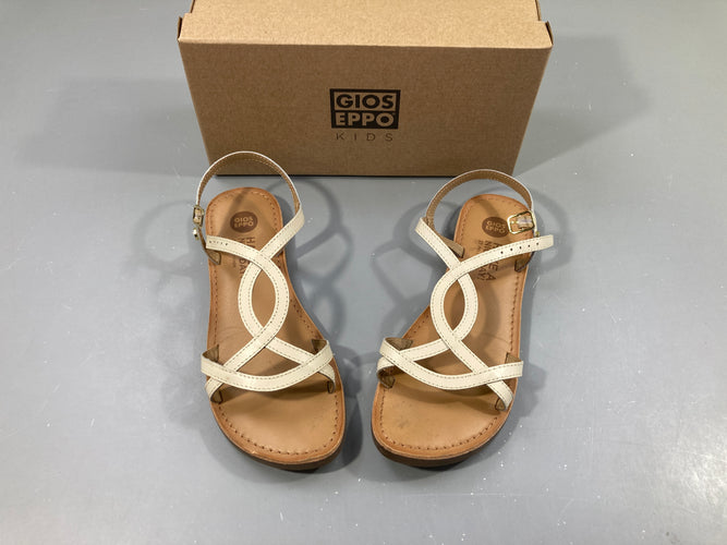 Sandales crèmes Varzea GiosEppo, moins cher chez Petit Kiwi