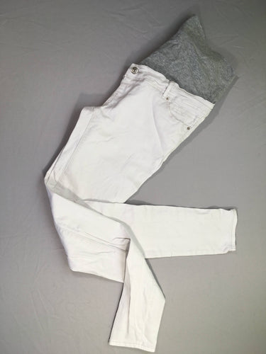 Pantalon blanc Skinny Fit Zora, moins cher chez Petit Kiwi