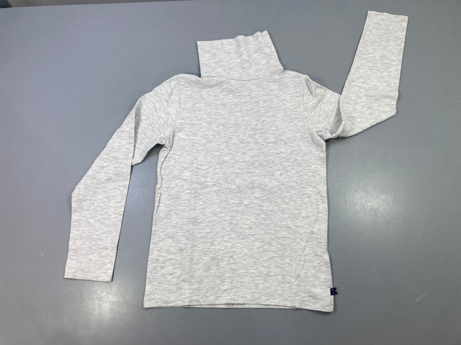 T-shirt m.l col roulé gris chiné, moins cher chez Petit Kiwi