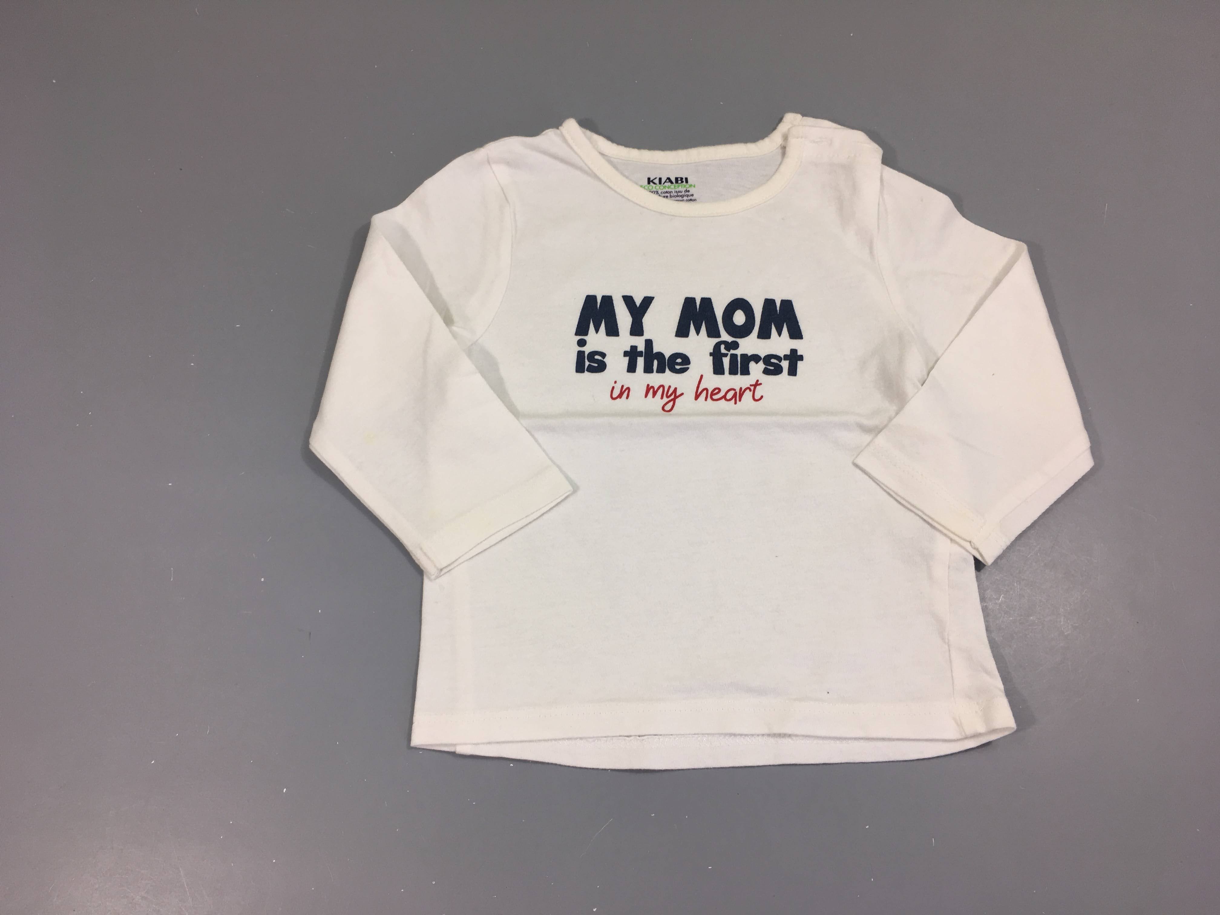 T-shirt m.l blanc Mom