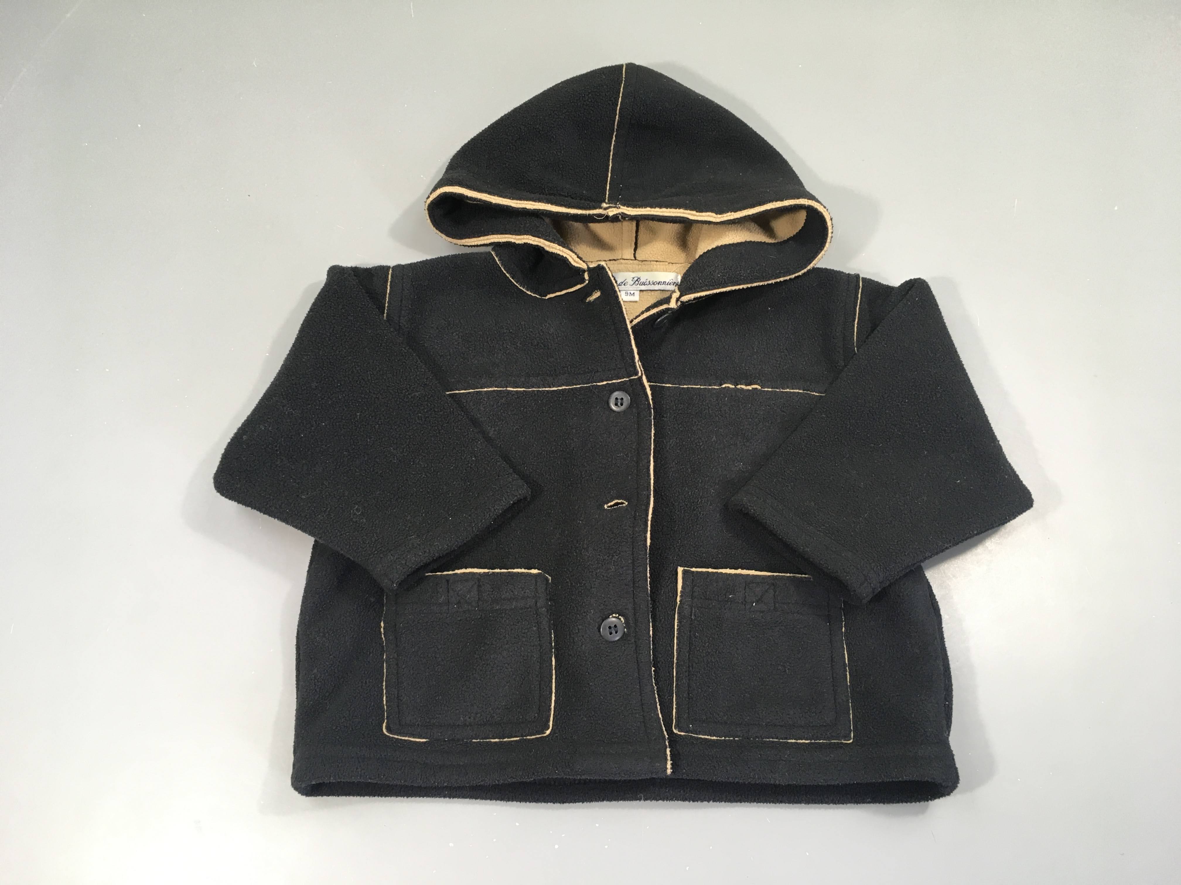 Gilet veste à capuche Polar bleu foncé