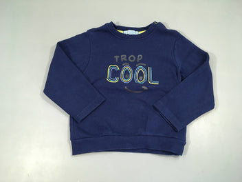 Sweat bleu foncé Cool