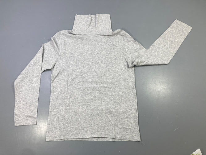 T-shirt m.l col roulé gris chiné, moins cher chez Petit Kiwi