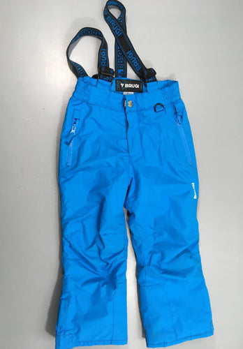 Pantalon de ski bleu bretelles Brugi, moins cher chez Petit Kiwi