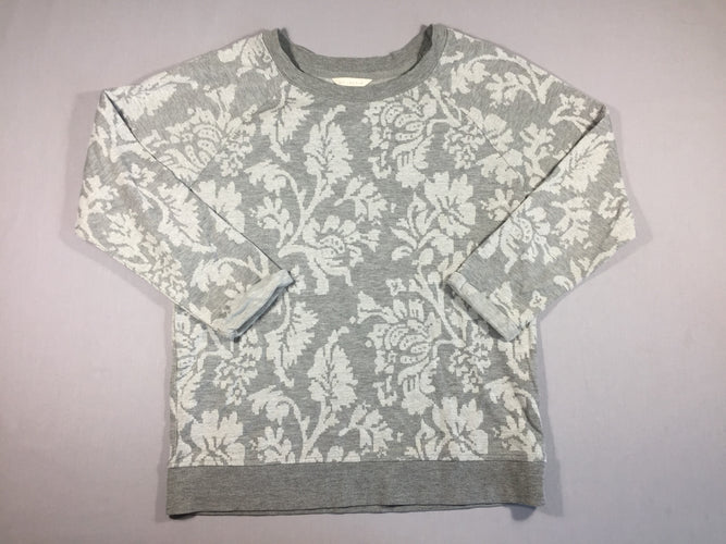 Springfield - Pull fin gris motifs blancs  - M, moins cher chez Petit Kiwi