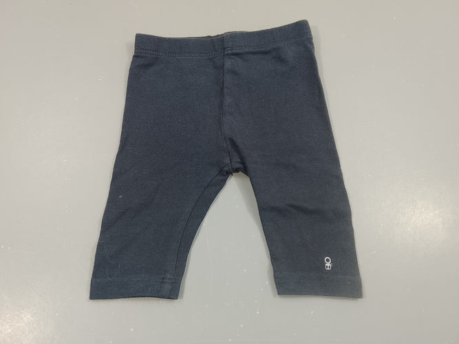 Legging bleu marine, moins cher chez Petit Kiwi