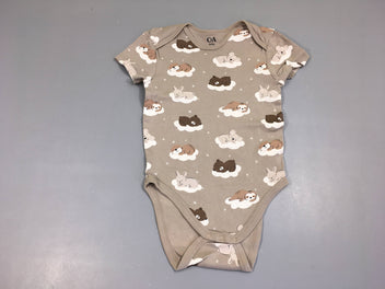 Body m.c brun animaux dodo