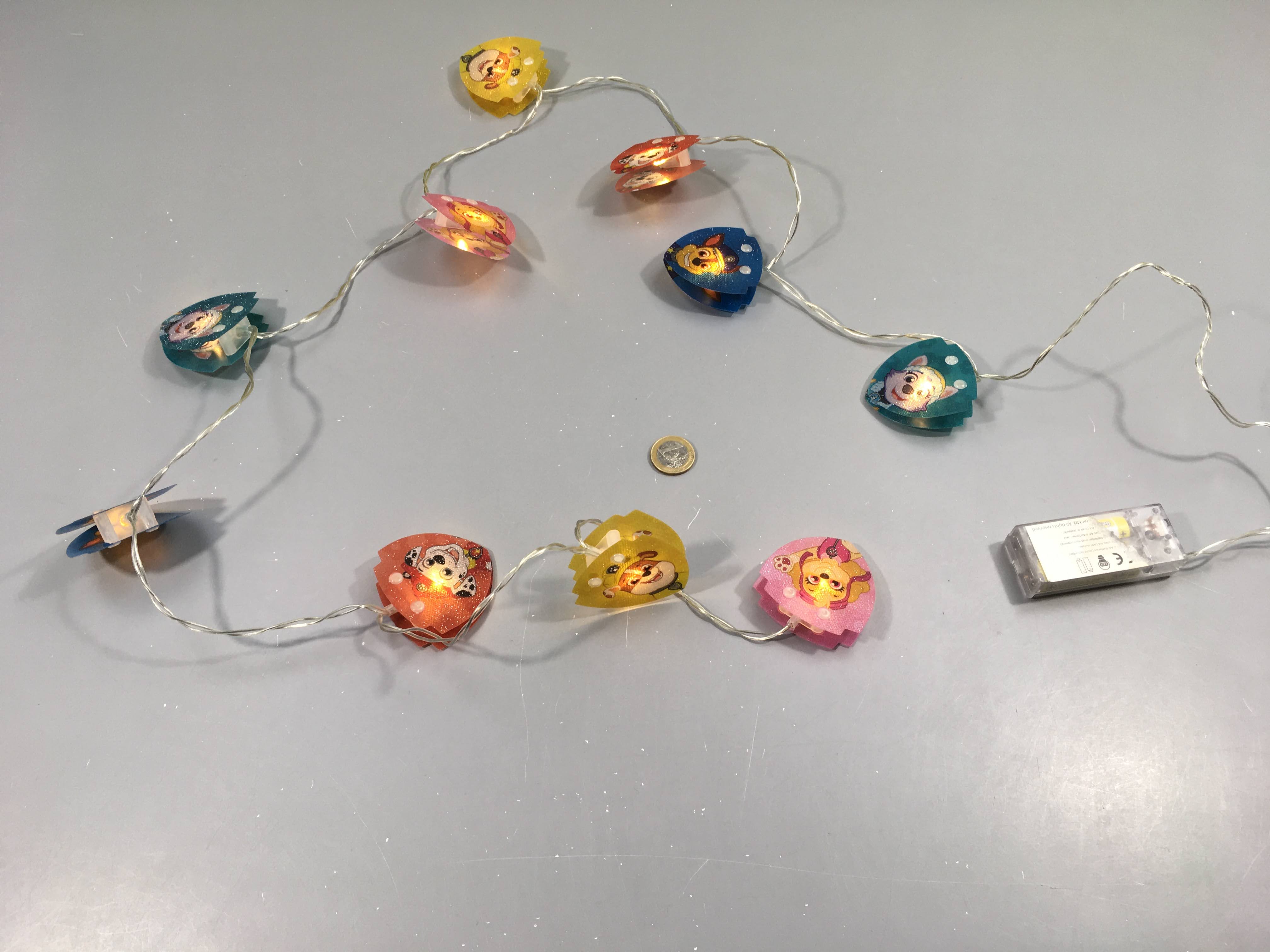 Guirlande Pat patrouille-Fonctionne avec 2 piles AA