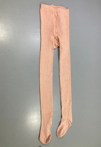 Collant rose pâle irisé, moins cher chez Petit Kiwi