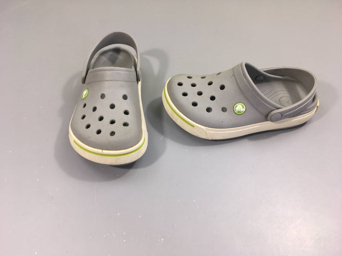 Crocs grises, moins cher chez Petit Kiwi