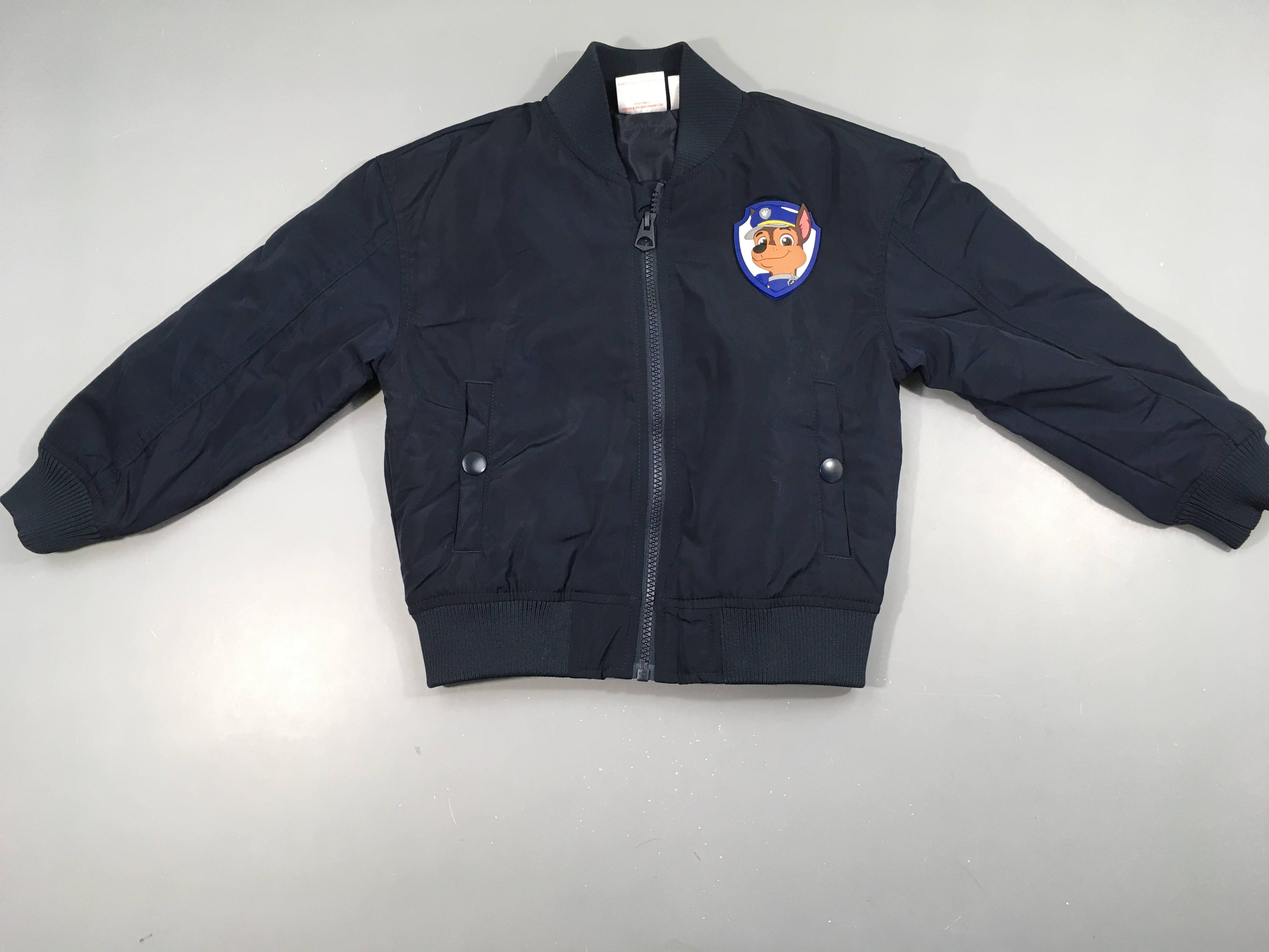 Veste zippée bleu foncé Paw Patrol