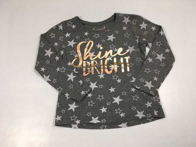 T-shirt m.l gris chiné étoiles shine, moins cher chez Petit Kiwi