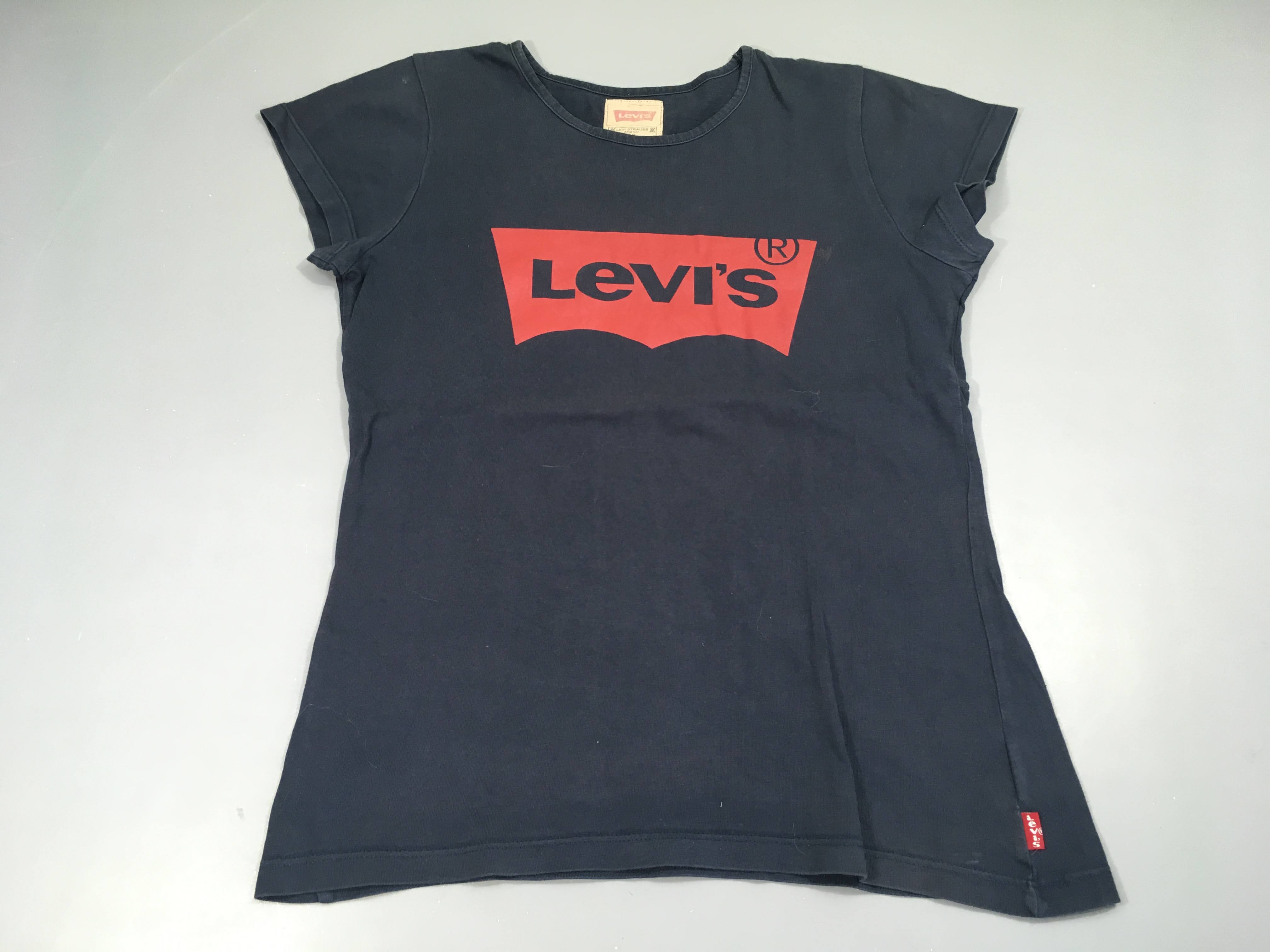 T-shirt m.c bleu foncé Levi's- tache à coté logo