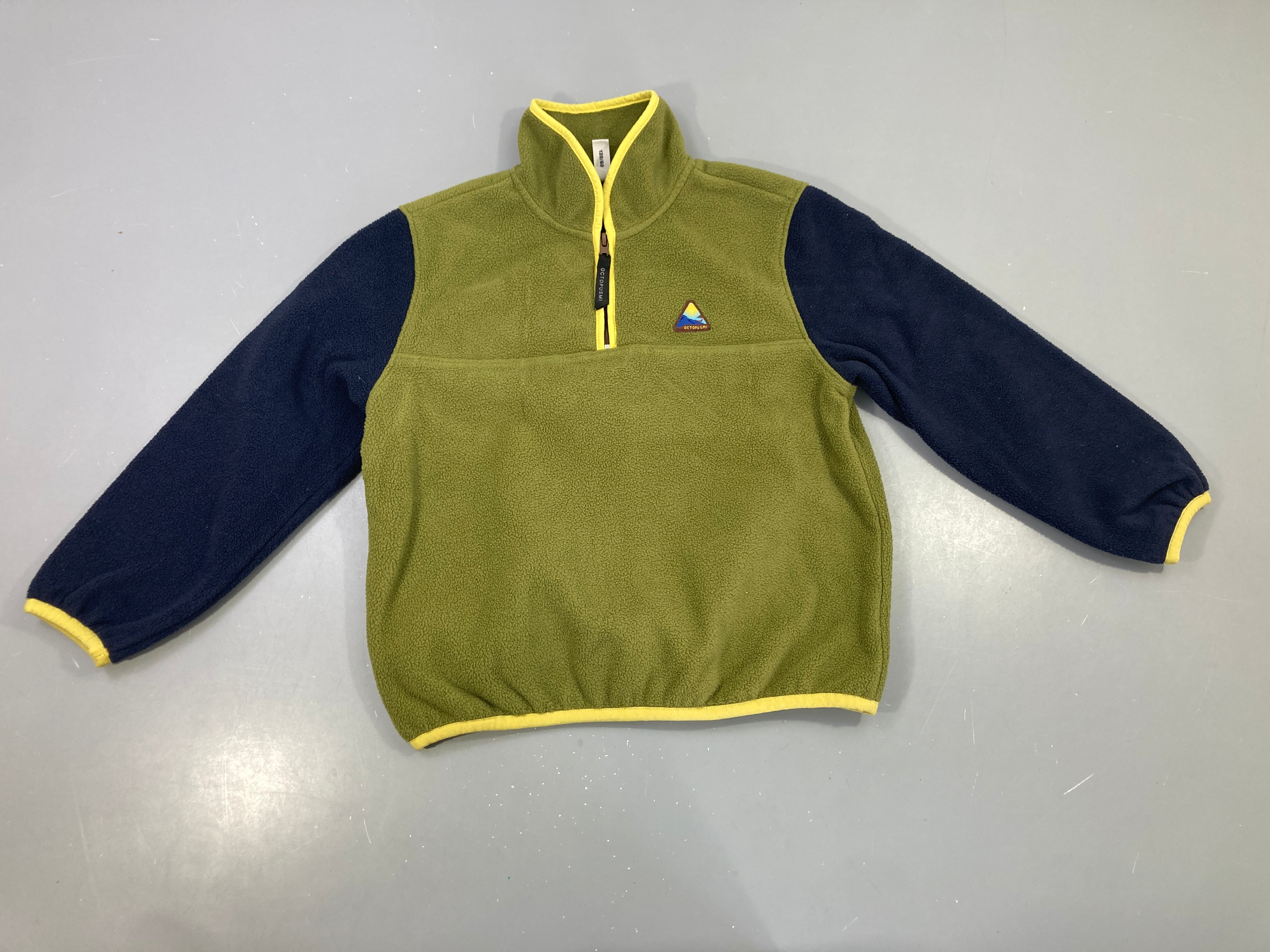 Pull polaire vert bleu marine, Octopus.mi