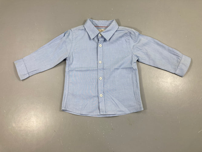 Chemise m.l bleu clair, moins cher chez Petit Kiwi