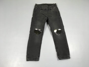Tregging noir sequins genoux