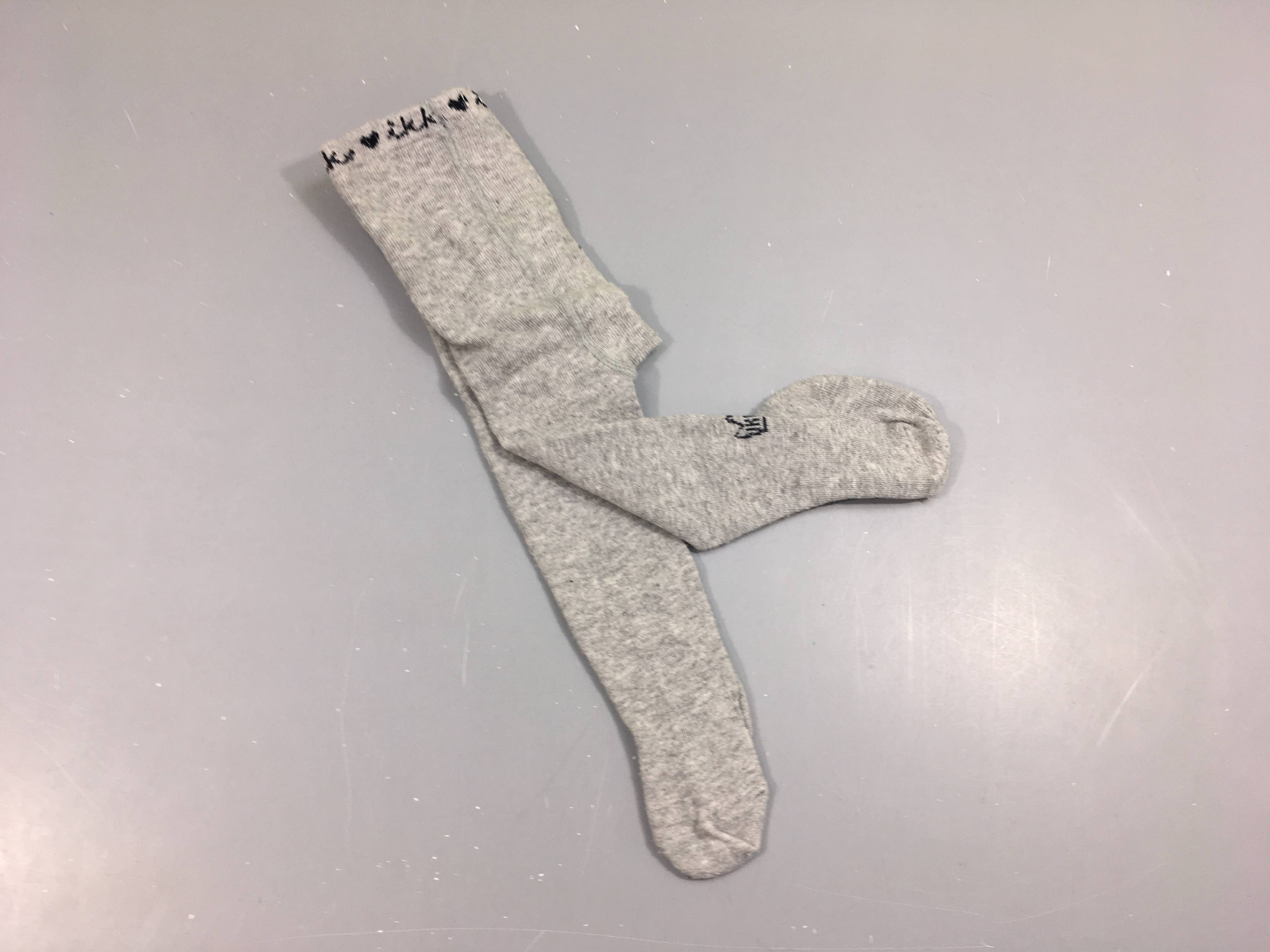 Collants gris Ikks Légèrement bouloché 15-18