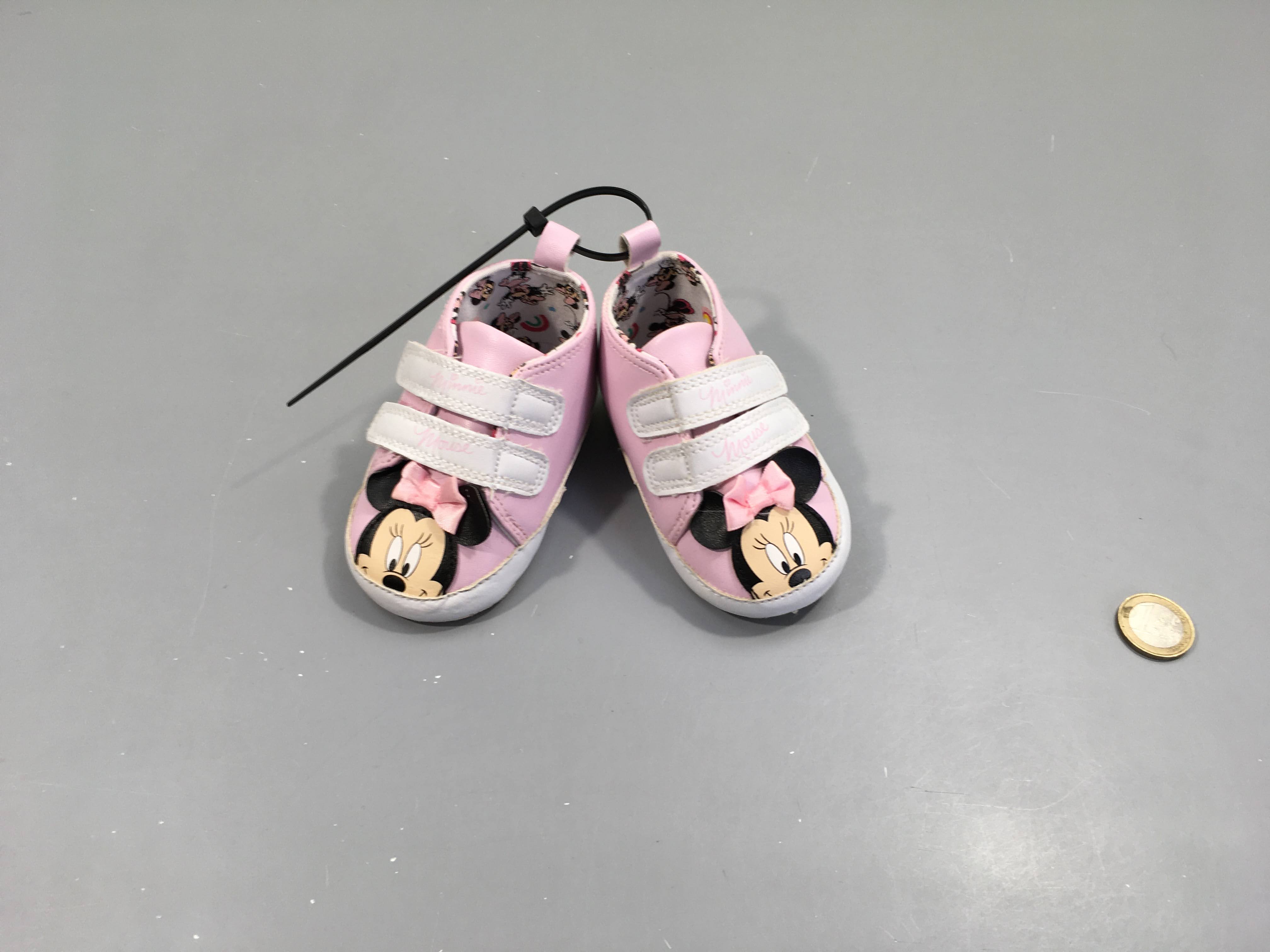Chaussures souples rose Minnie