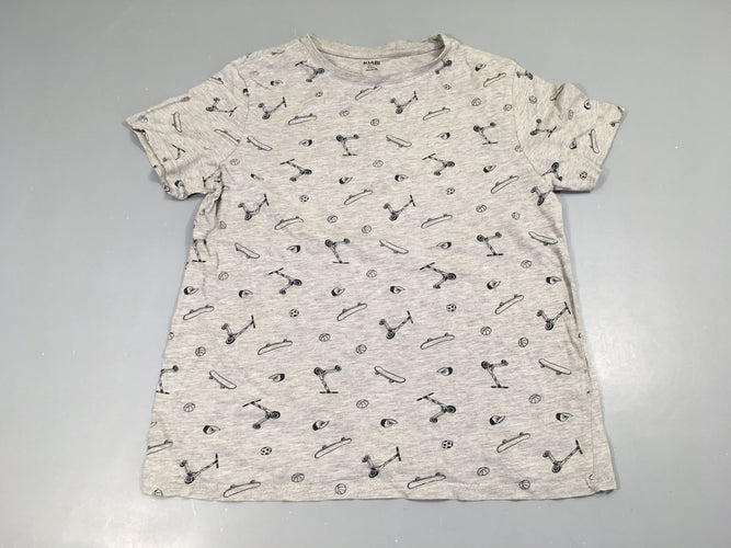 T-shirt m.c gris Skate, moins cher chez Petit Kiwi