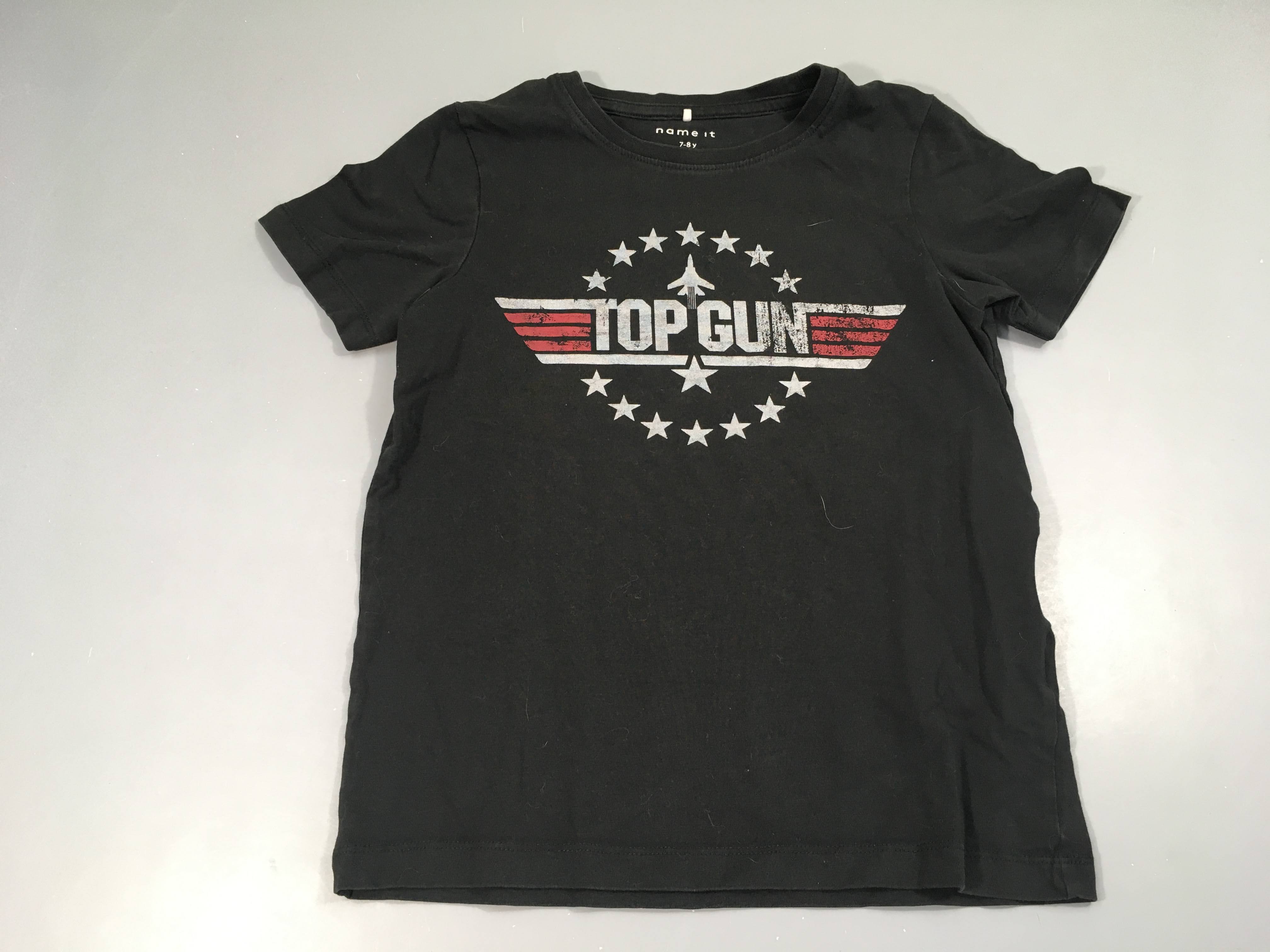 T-shirt m.c noir Top Gun