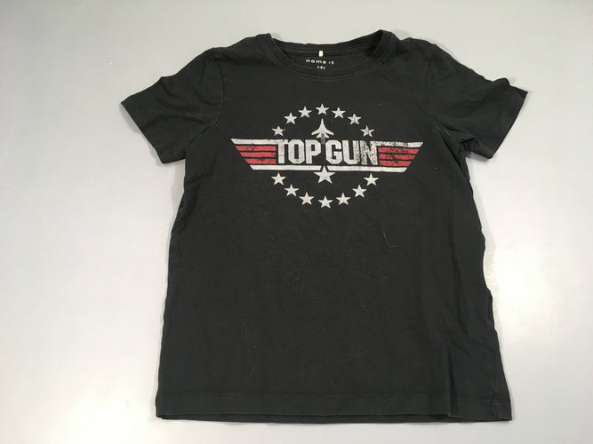 T-shirt m.c noir Top Gun, moins cher chez Petit Kiwi