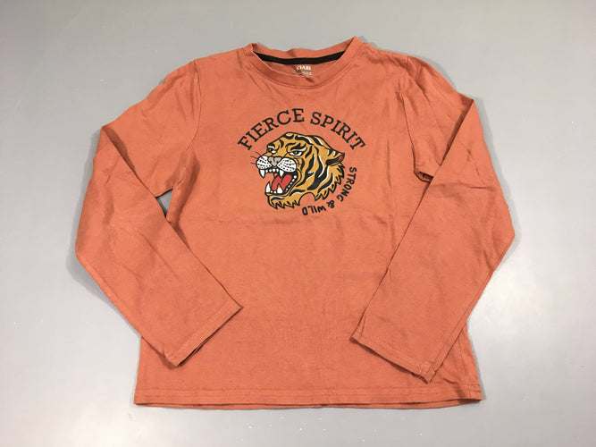 T-shirt m.l brun Tigre, moins cher chez Petit Kiwi