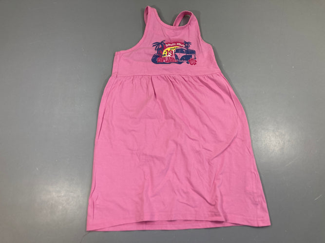Robe dos nu jersey rose surfer's dream, moins cher chez Petit Kiwi