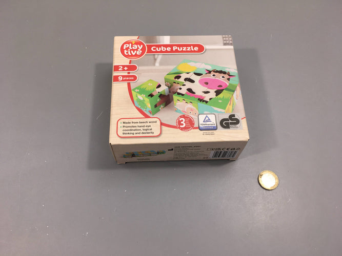 Cube puzzle, +2a Playtive, moins cher chez Petit Kiwi