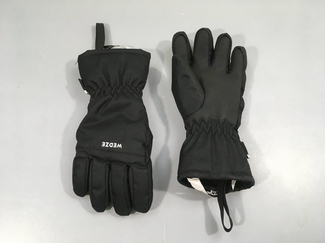 Gants de ski noirs wedze waterproof, moins cher chez Petit Kiwi