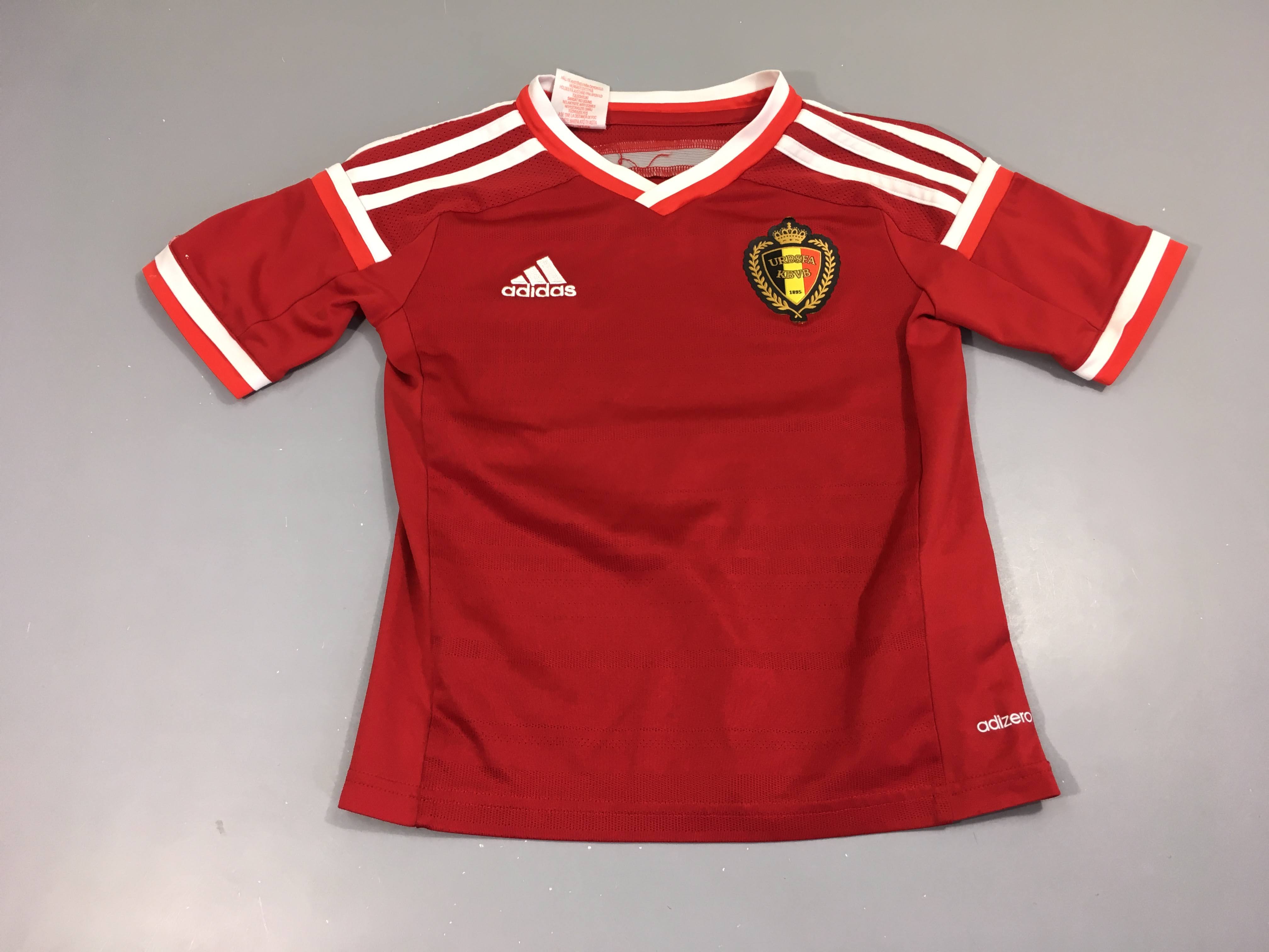 Maillot foot rouge Belgique