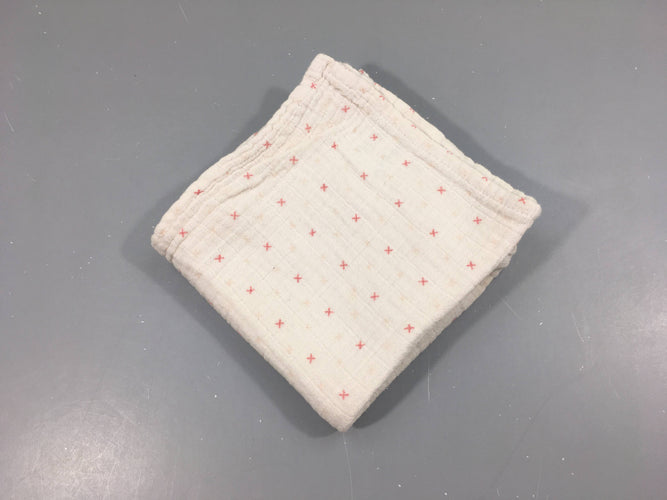 Tétra blanc croix roses, moins cher chez Petit Kiwi