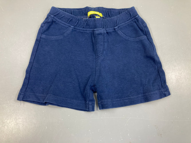 Short jersey bleu foncé Lemon Beret, moins cher chez Petit Kiwi