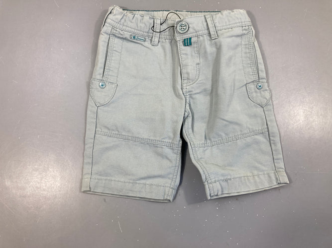 Bermuda chino vert clair Légèrement souillé arrière Samson, moins cher chez Petit Kiwi